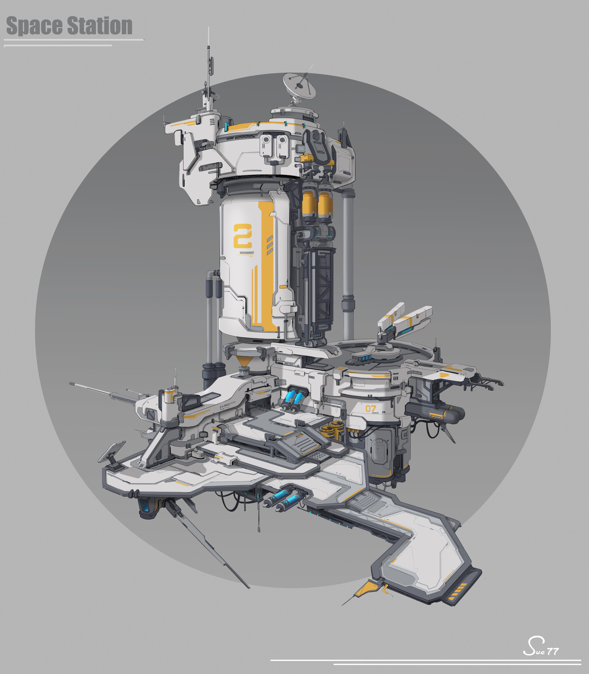 ArtStation - space station