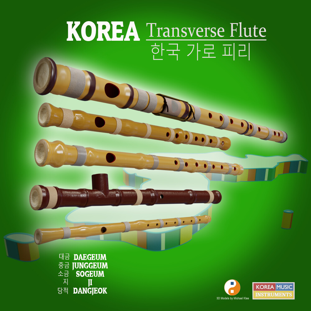 Korea Transverse Flutes 