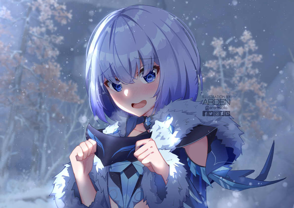 pics Fatui Genshin Impact Fanart cryo cicin mage arden galdones
