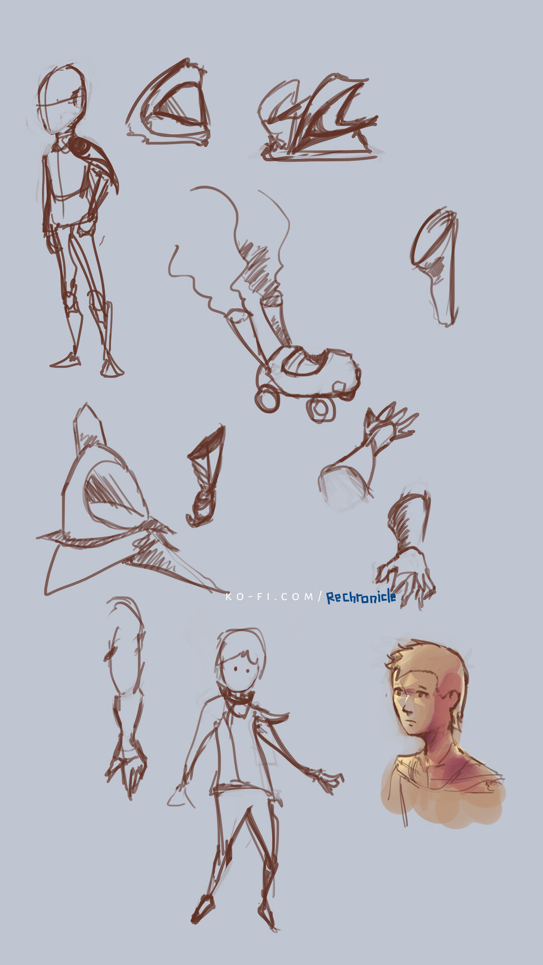 Character Design posing studies by ChleaLutece on DeviantArt