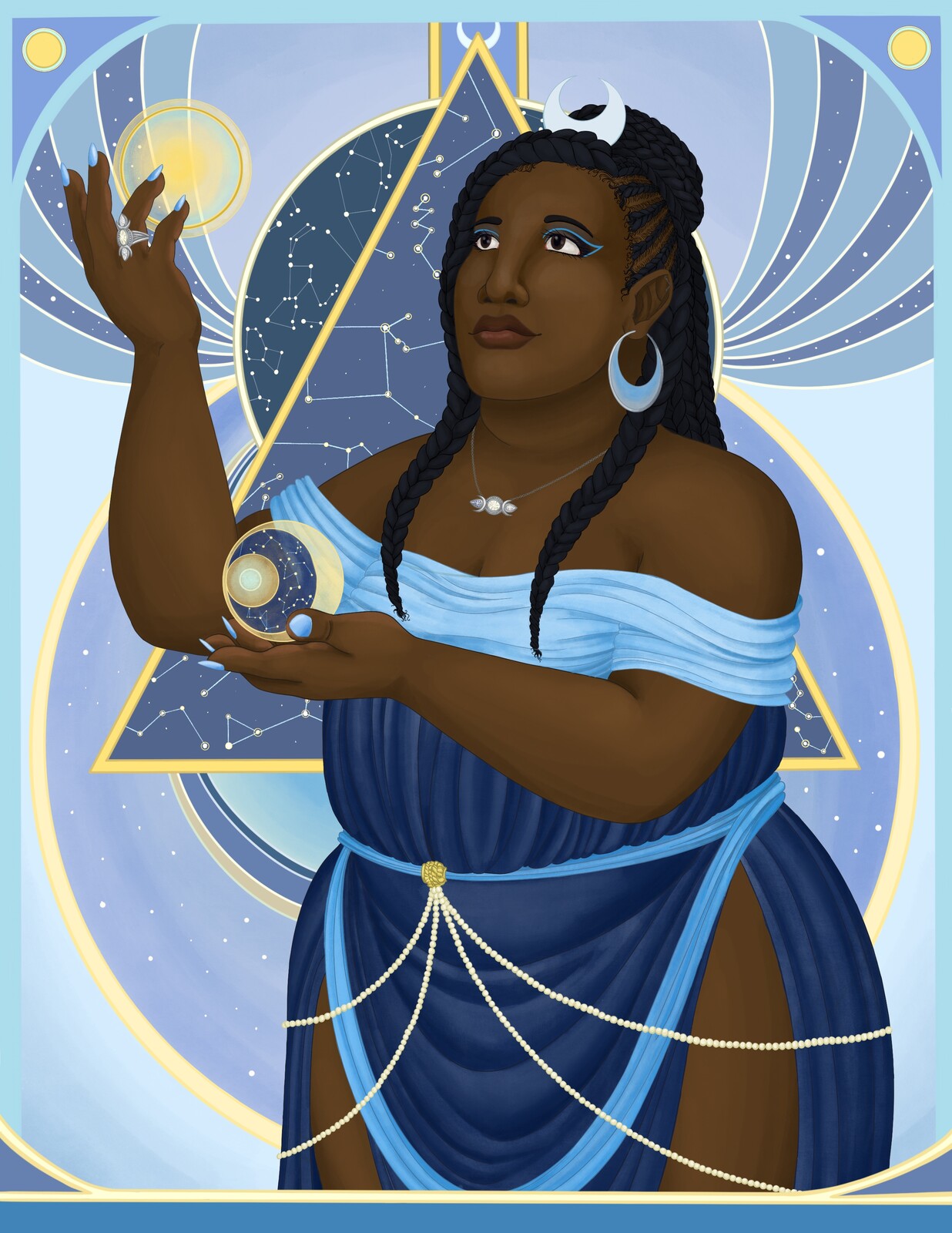 Selene, goddess of the moon