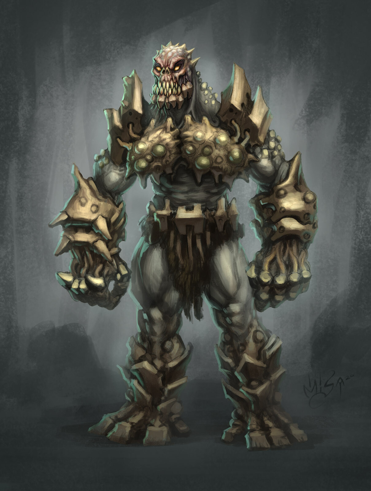 ArtStation - Reptilian warrior 3