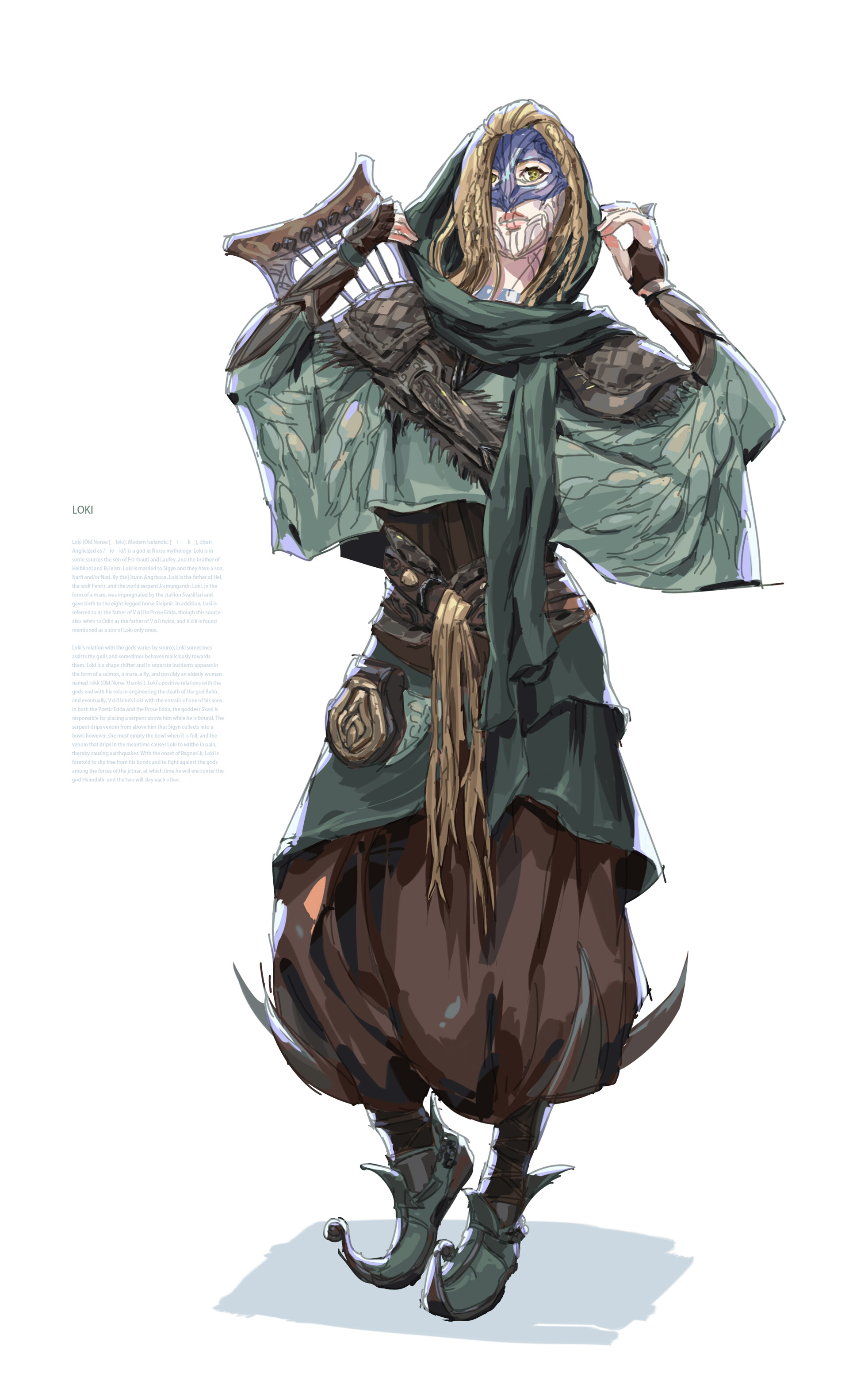 Zaki Zou Viking Mortal Version Of The Nordic Gods 北欧诸神的维京人凡人版本
