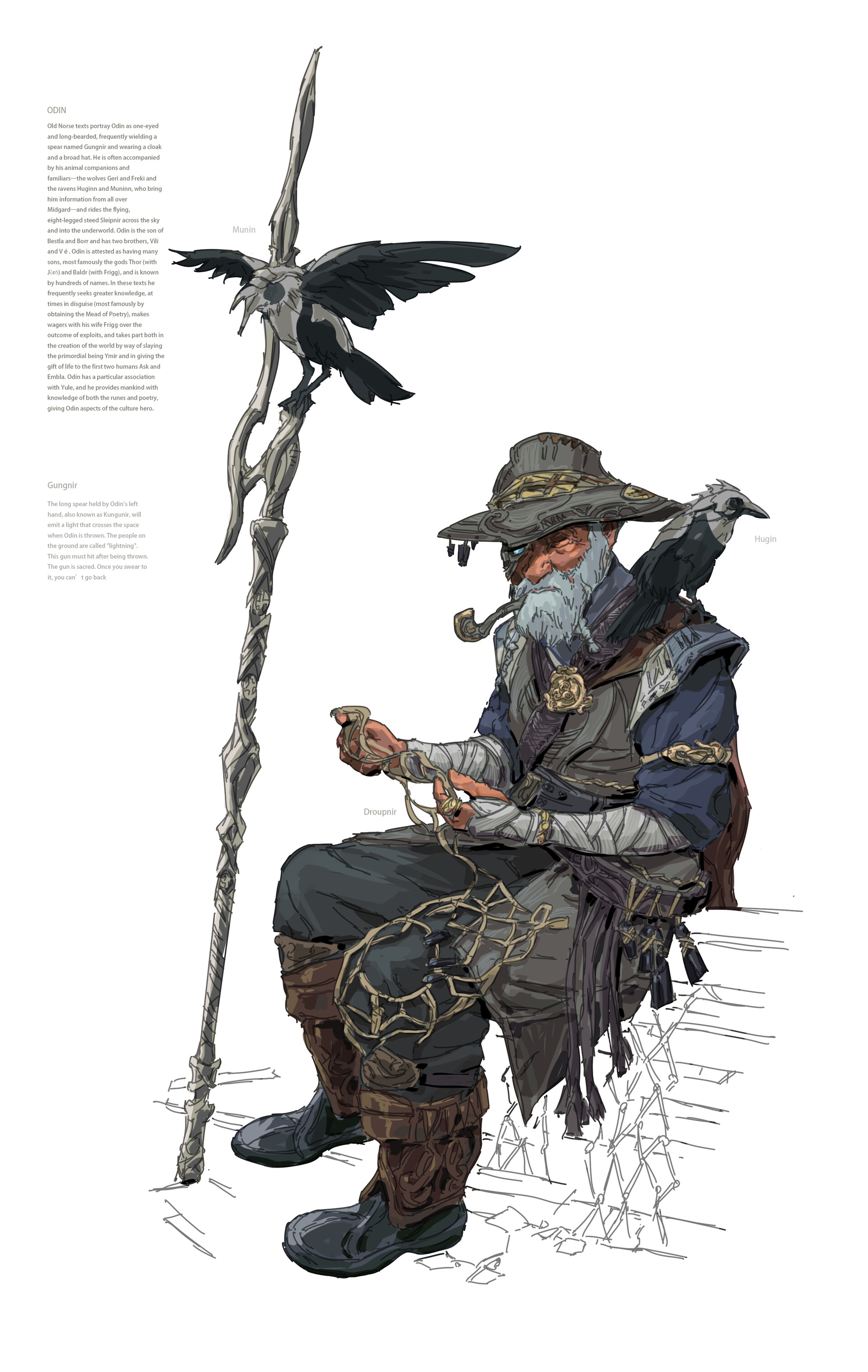 Zaki Zou Viking Mortal Version Of The Nordic Gods 北欧诸神的维京人凡人版本
