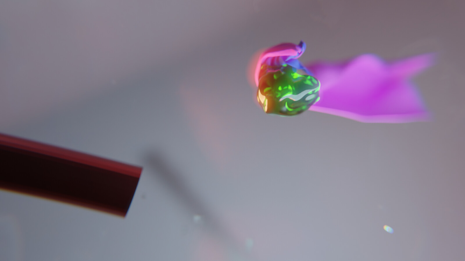 Different angle, added lighting, volumetrics, and DoF - 128 samples

This render is now for sale as a print!
Poster: https://www.artstation.com/prints/art_print/ZMJK/dancing-cloth