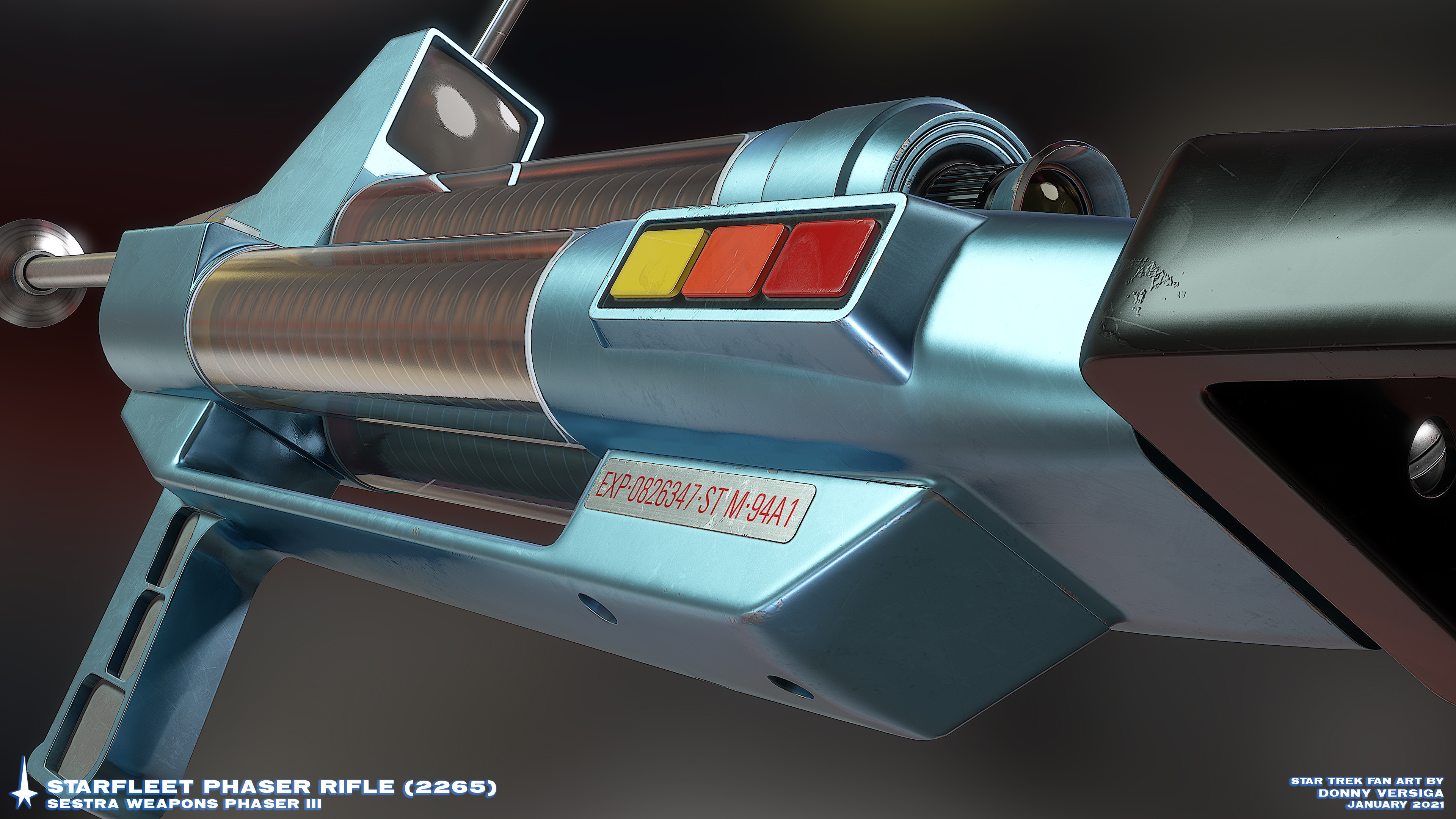 Donny Versiga - Starfleet Phaser Rifle - Star Trek: The