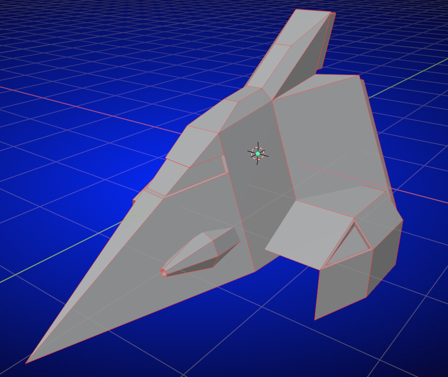 ArtStation - The Triangle space fighter