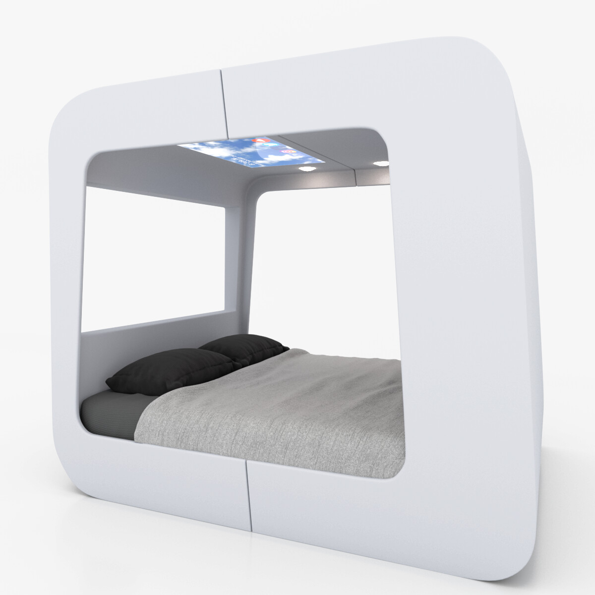 Jill Johnson Futuristic Bed, Futuristic Bunk Beds