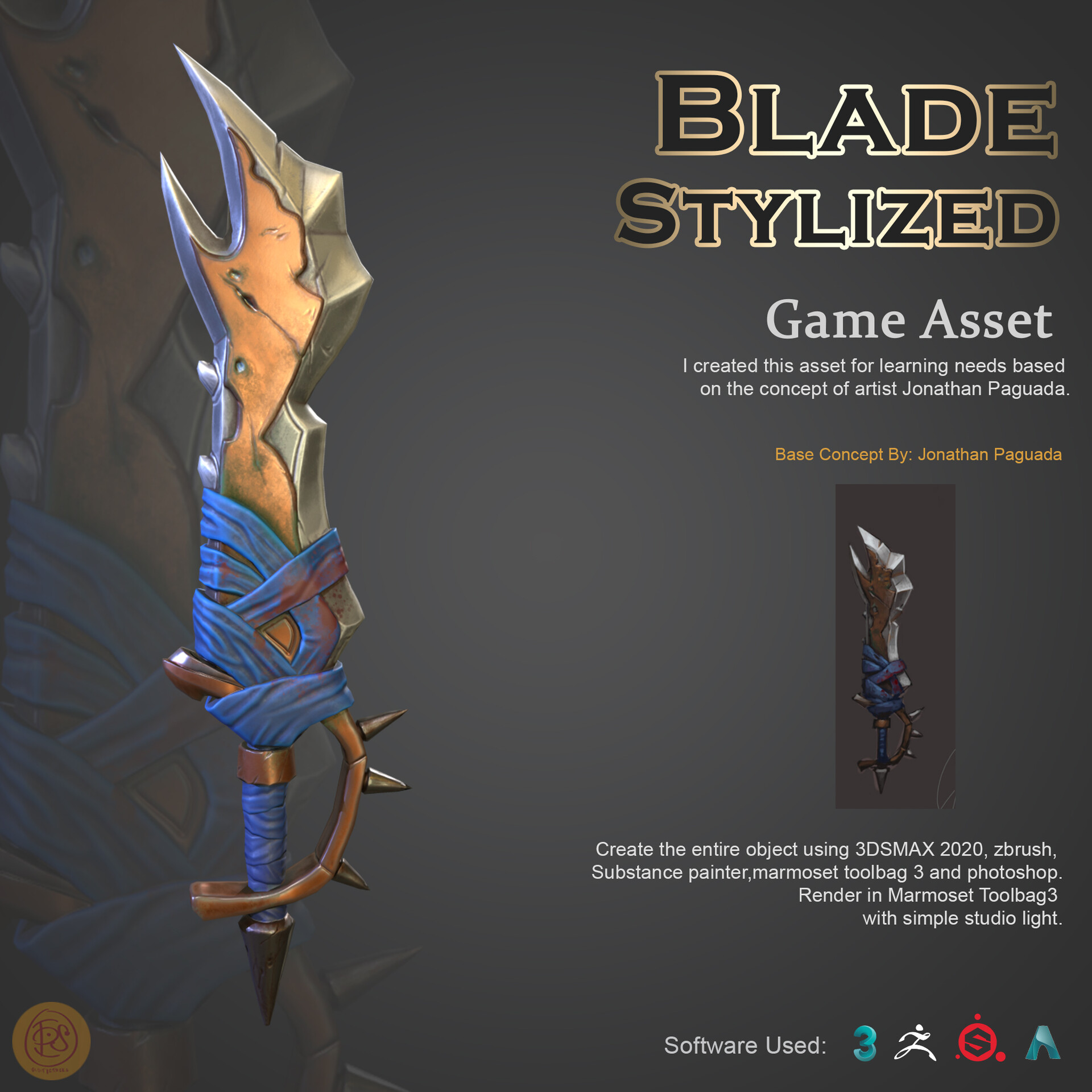 Artstation - Stylized Blade-game Assets