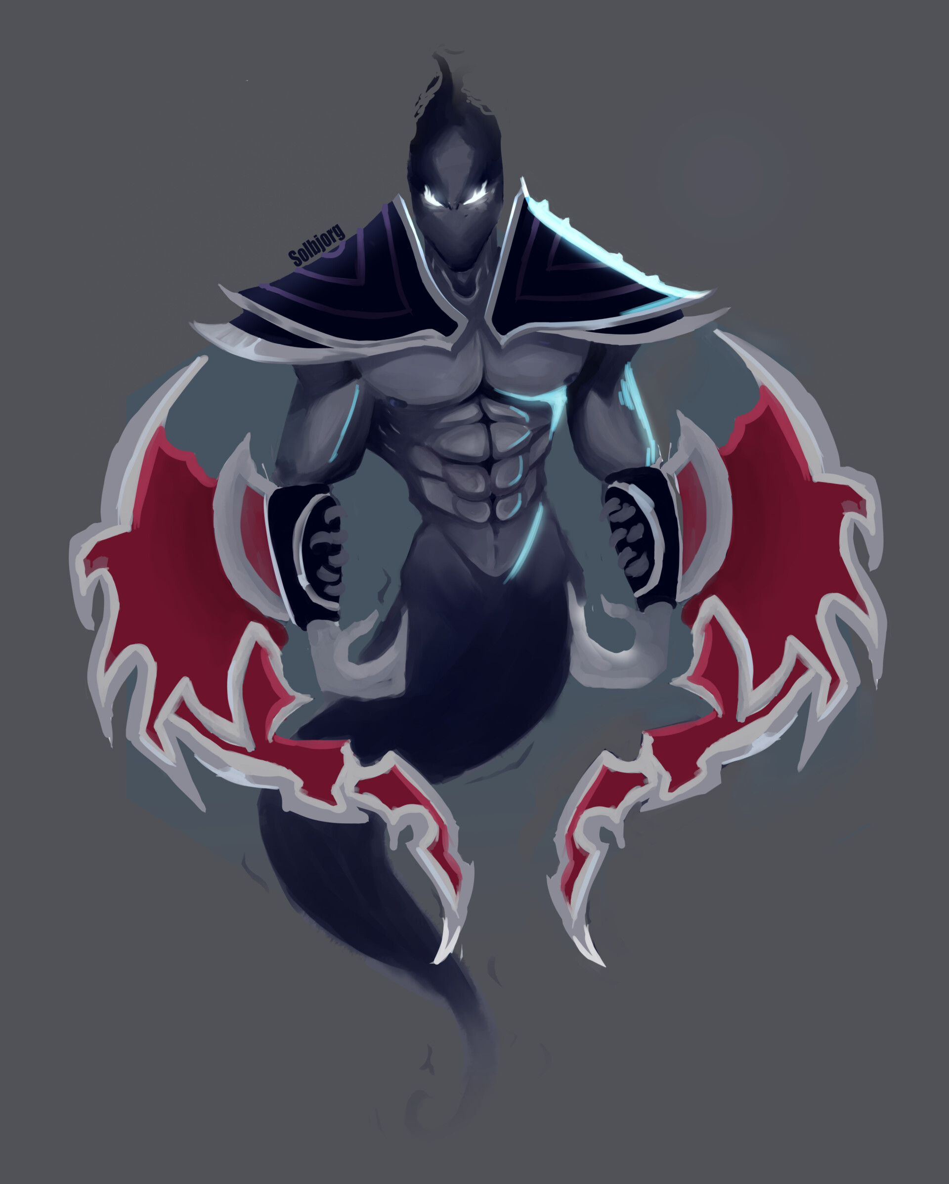 ArtStation - League of Legennds Nocturne Illustration