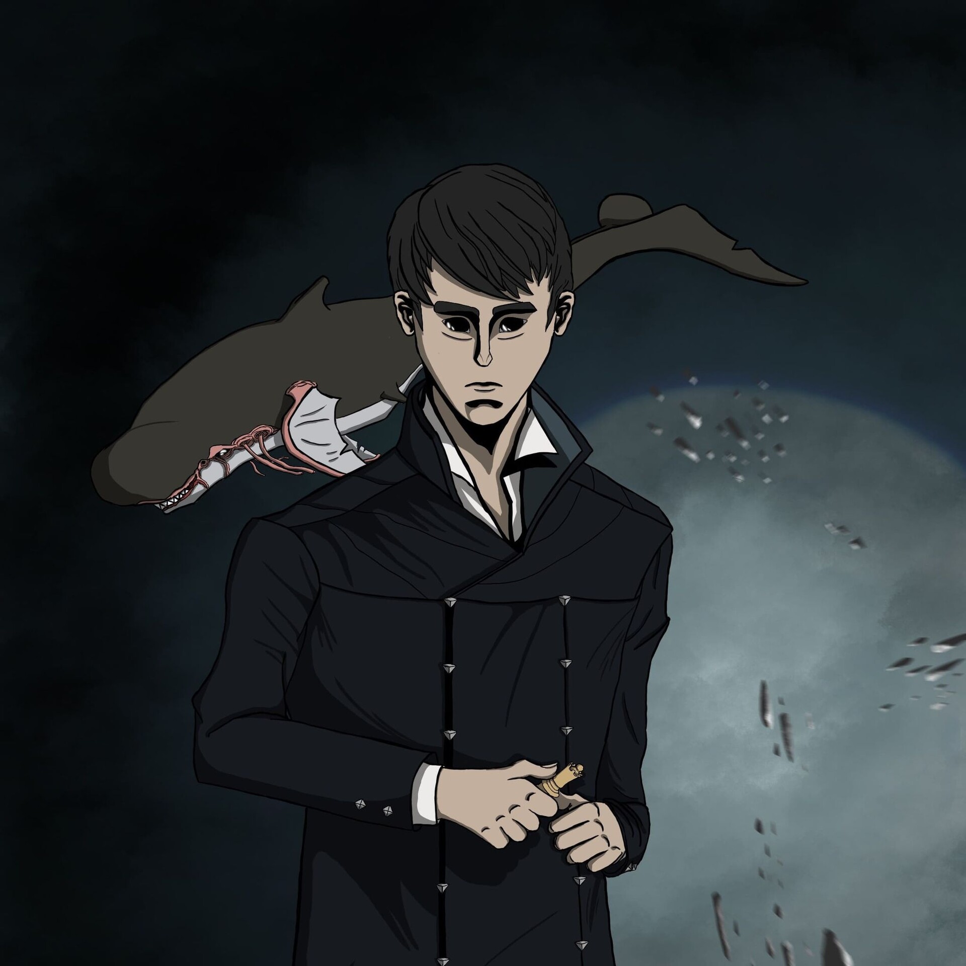 Artstation Dishonored Outsider Fan Art Ngorzo