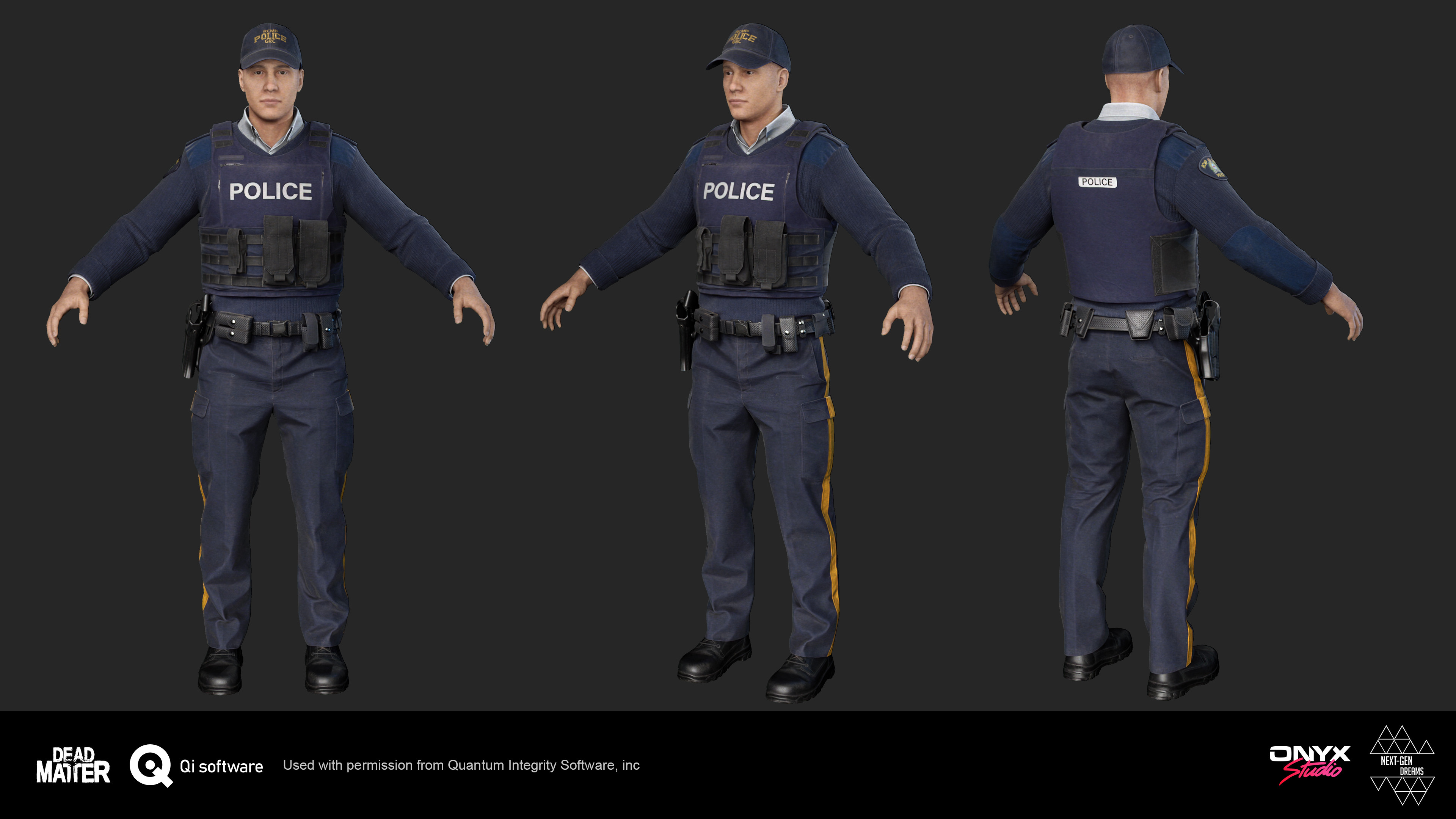 Next Gen Dreams 3D Male Police Outfit Dead Matter