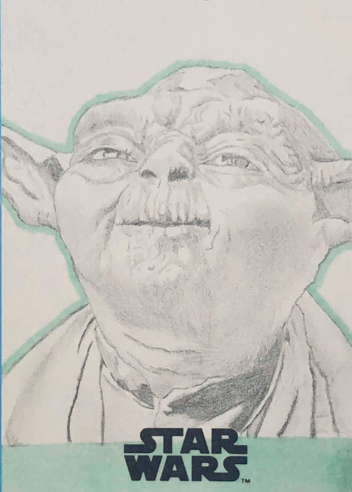 Yoda's force ghost from The Last Jedi