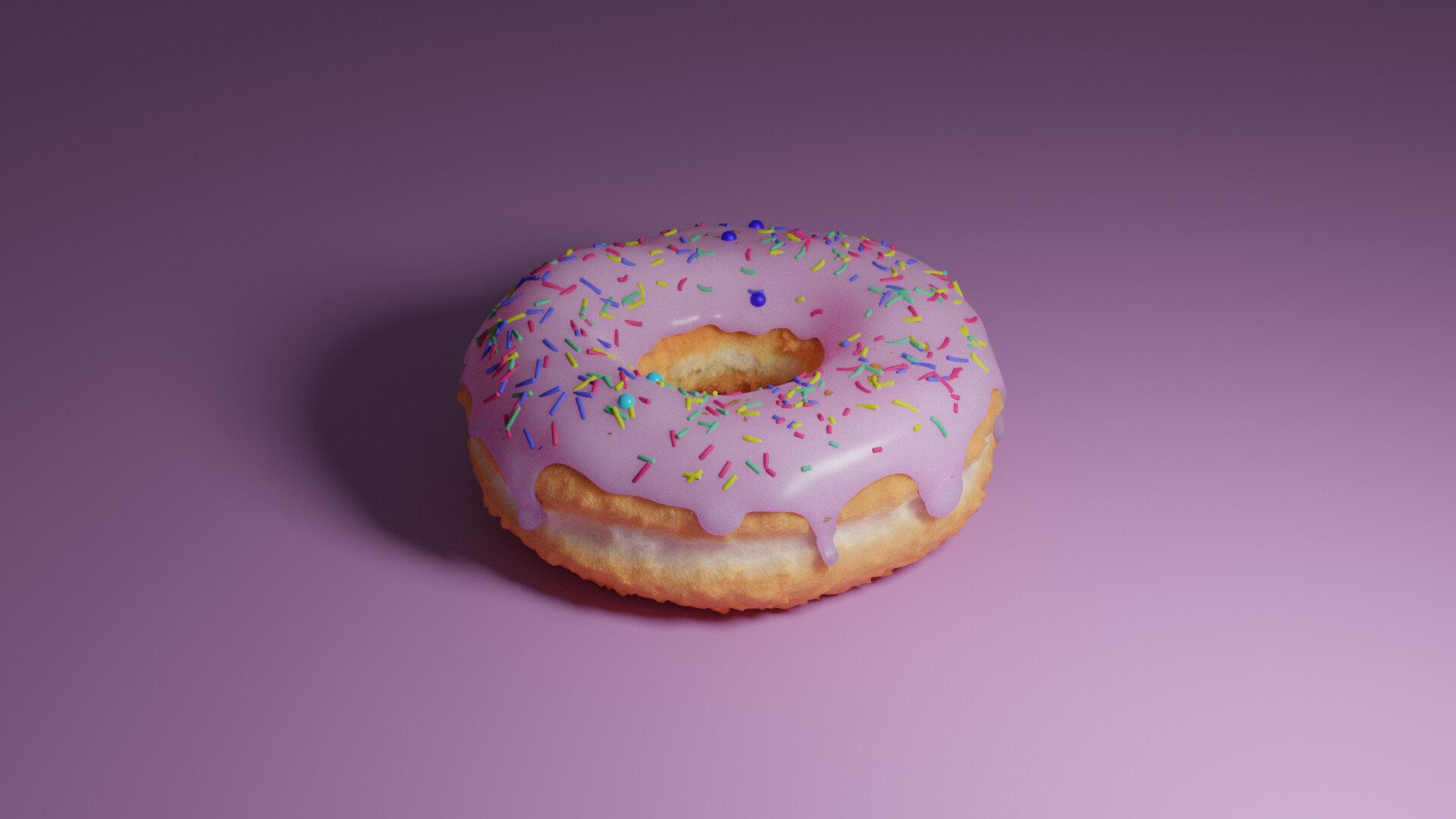 Blender готовый пончик проект