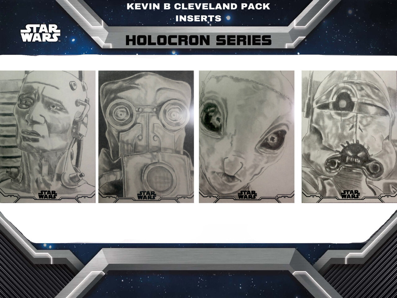 Topps Star Wars Holocron pack inserted sketch cards
