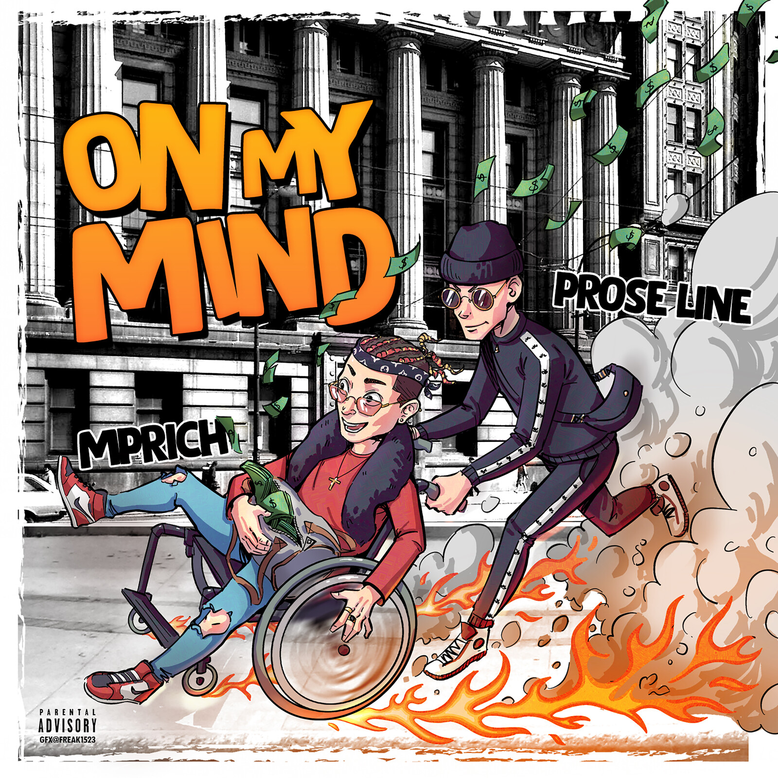 Album Cover collaboration -  On My Mind by PRØSE LINE feat MPRICH