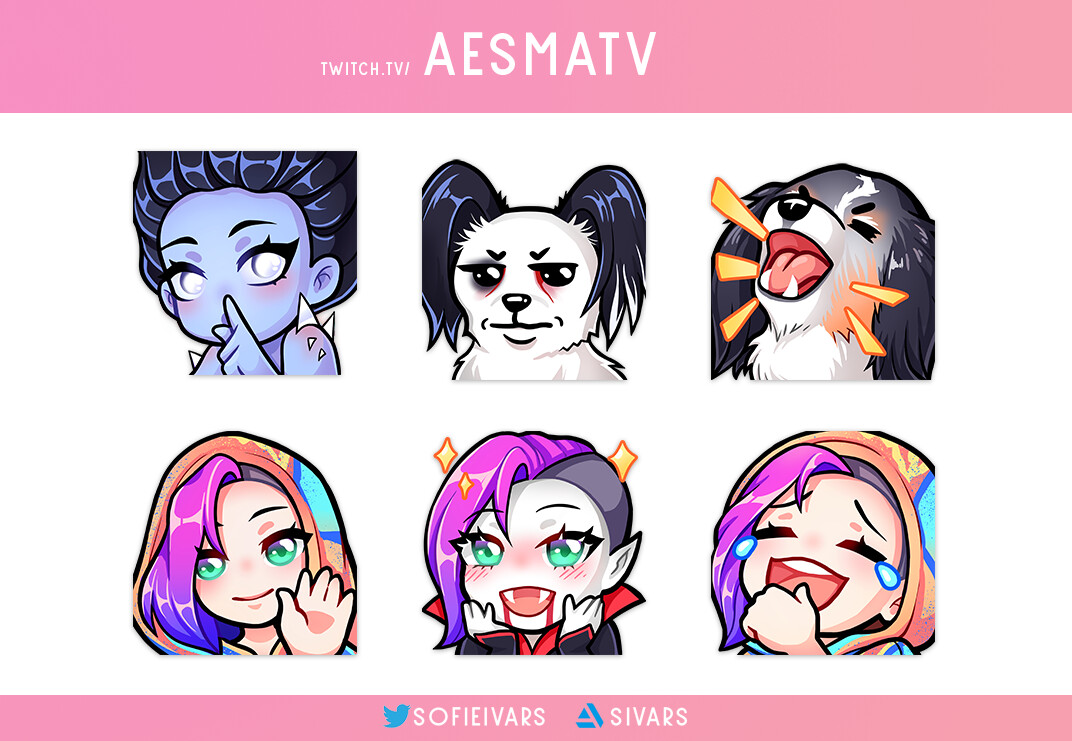 Artstation Emotes Sofie Ivars