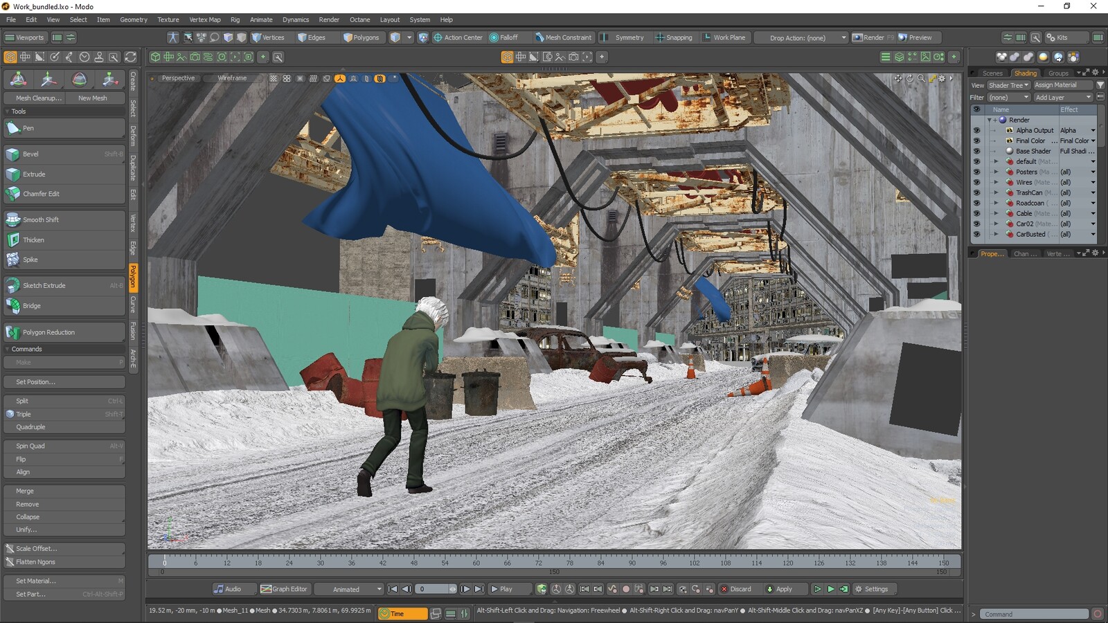 Here's what it looked like in Modo
