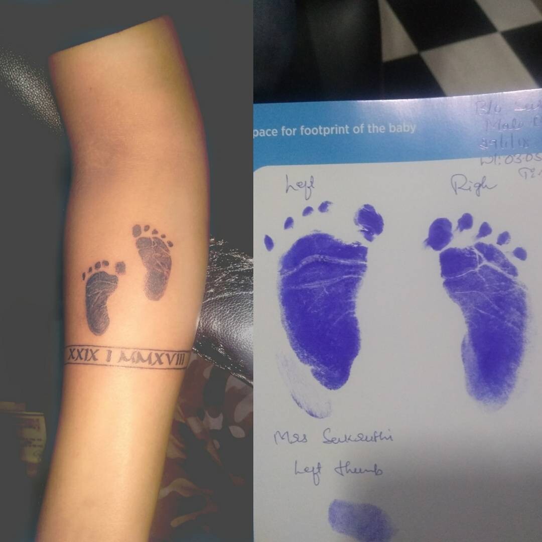 11 Sweetest Baby Footprint Tattoo Ideas For Mom