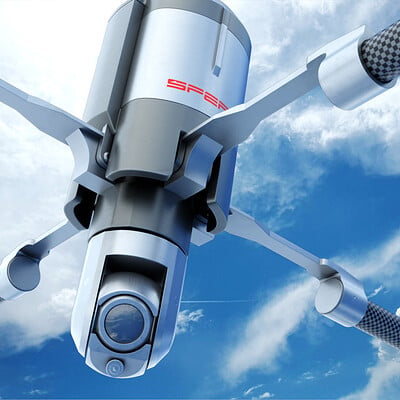Ninox 103 Military Drone 3D Model