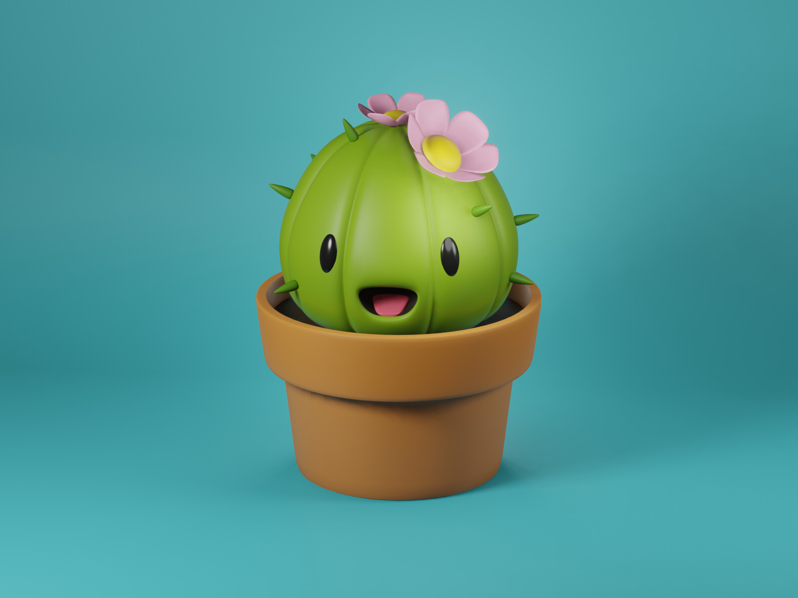 ArtStation - 3D Character Little Cactus