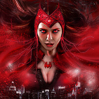 Artstation Wandavision Poster Alba Sacristan