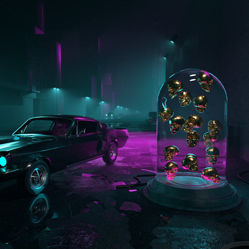 After Neon – A Ghost Ride - Car Modeling