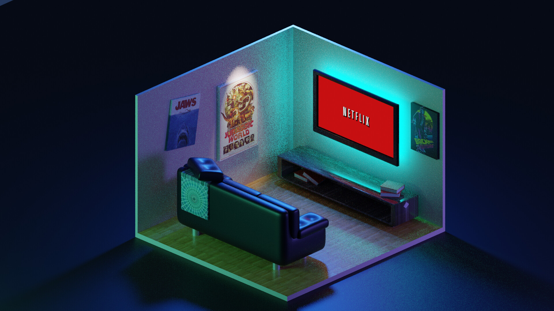 ArtStation Movie Room