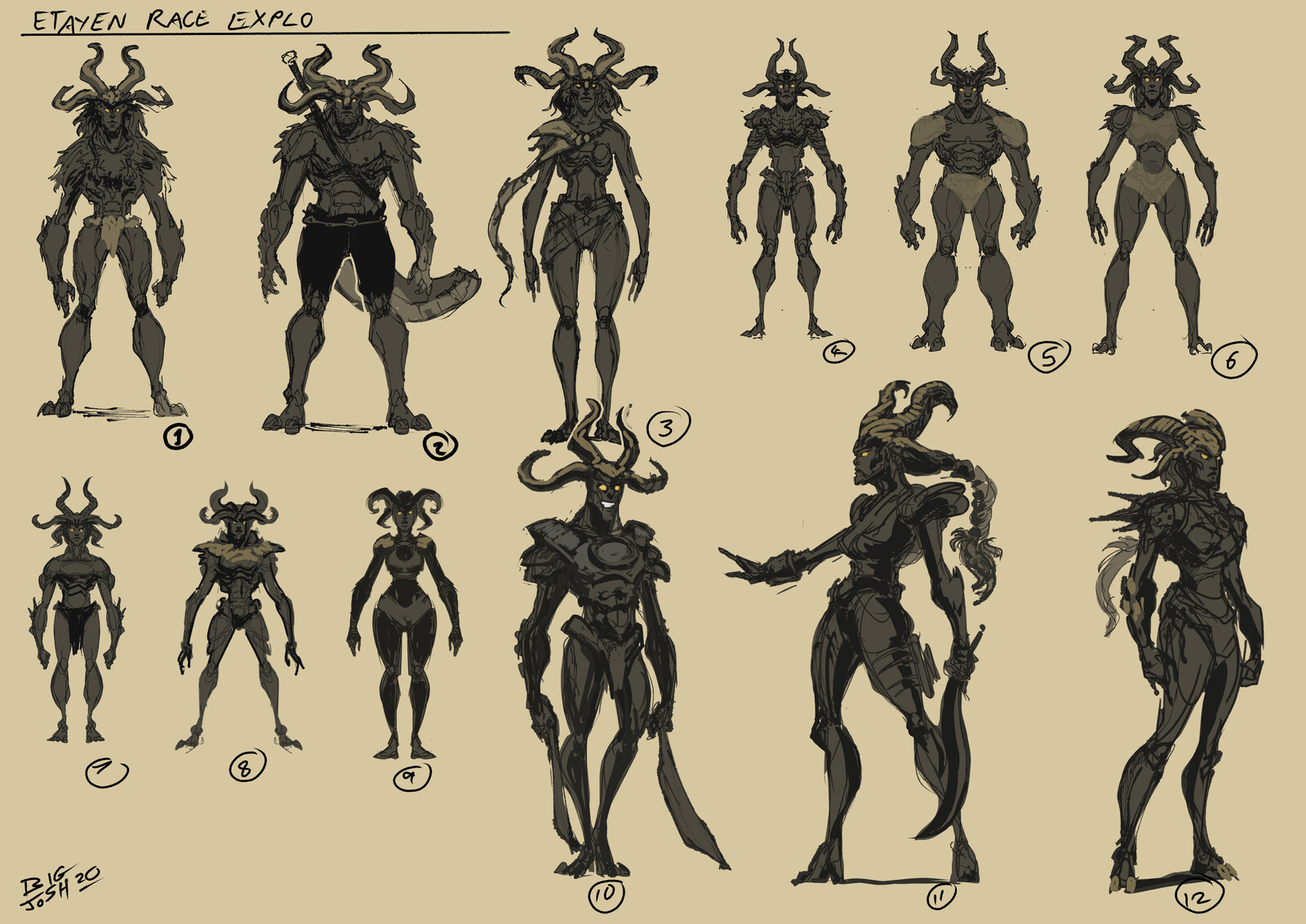 Sketchbook Awakening Dream Creatures &amp; Characters