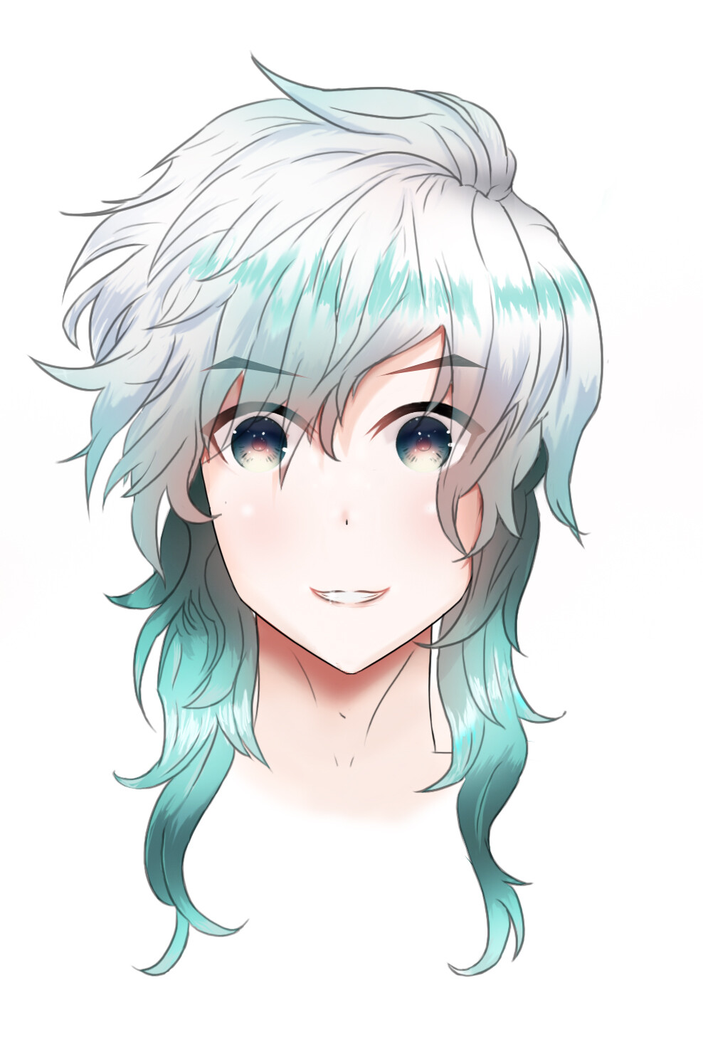 Artstation Anime Style Boy With Long Hair Patryk Anime boys rule over half of the anime world. anime style boy with long hair patryk