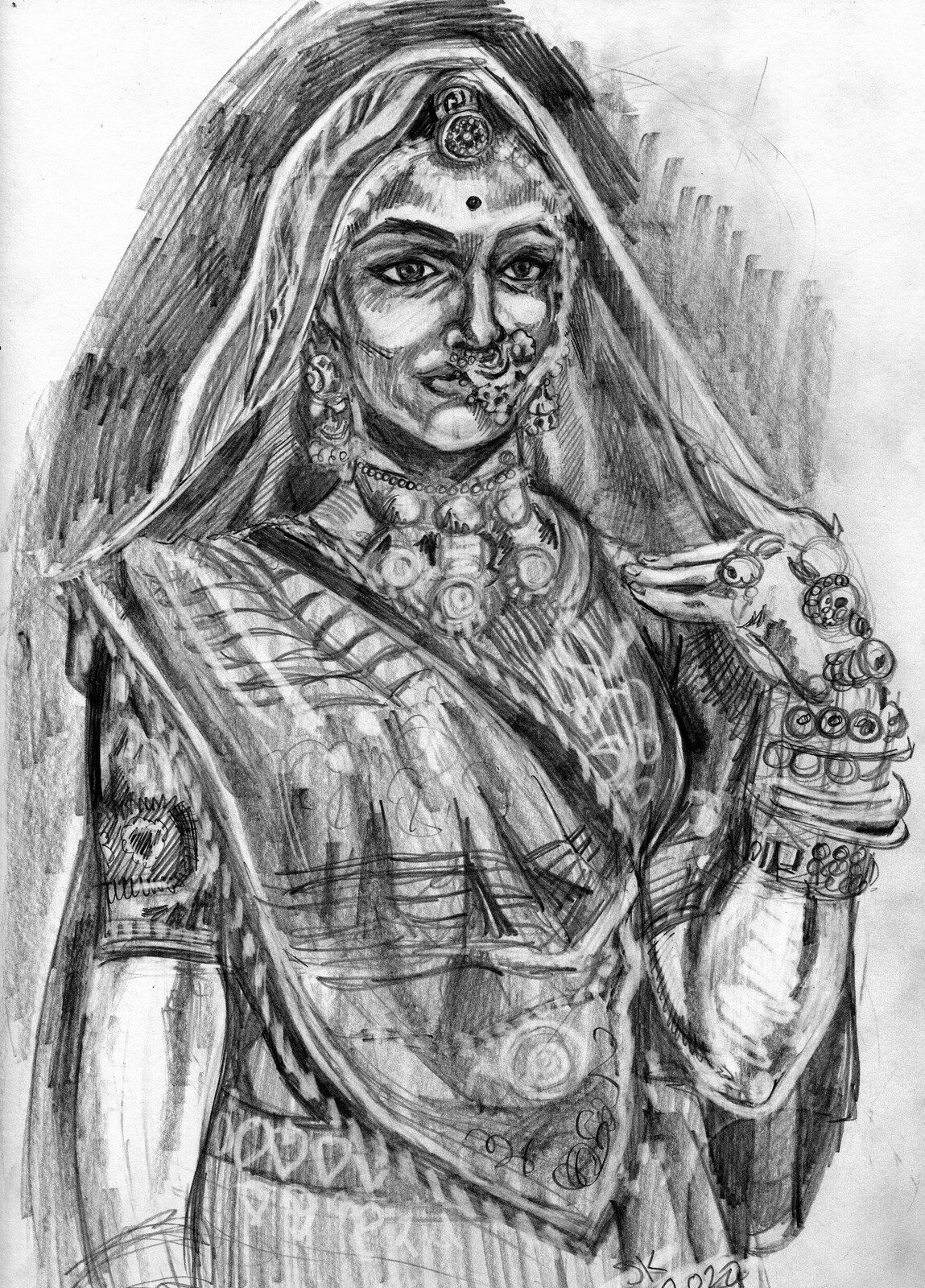 Graphite A4 study.