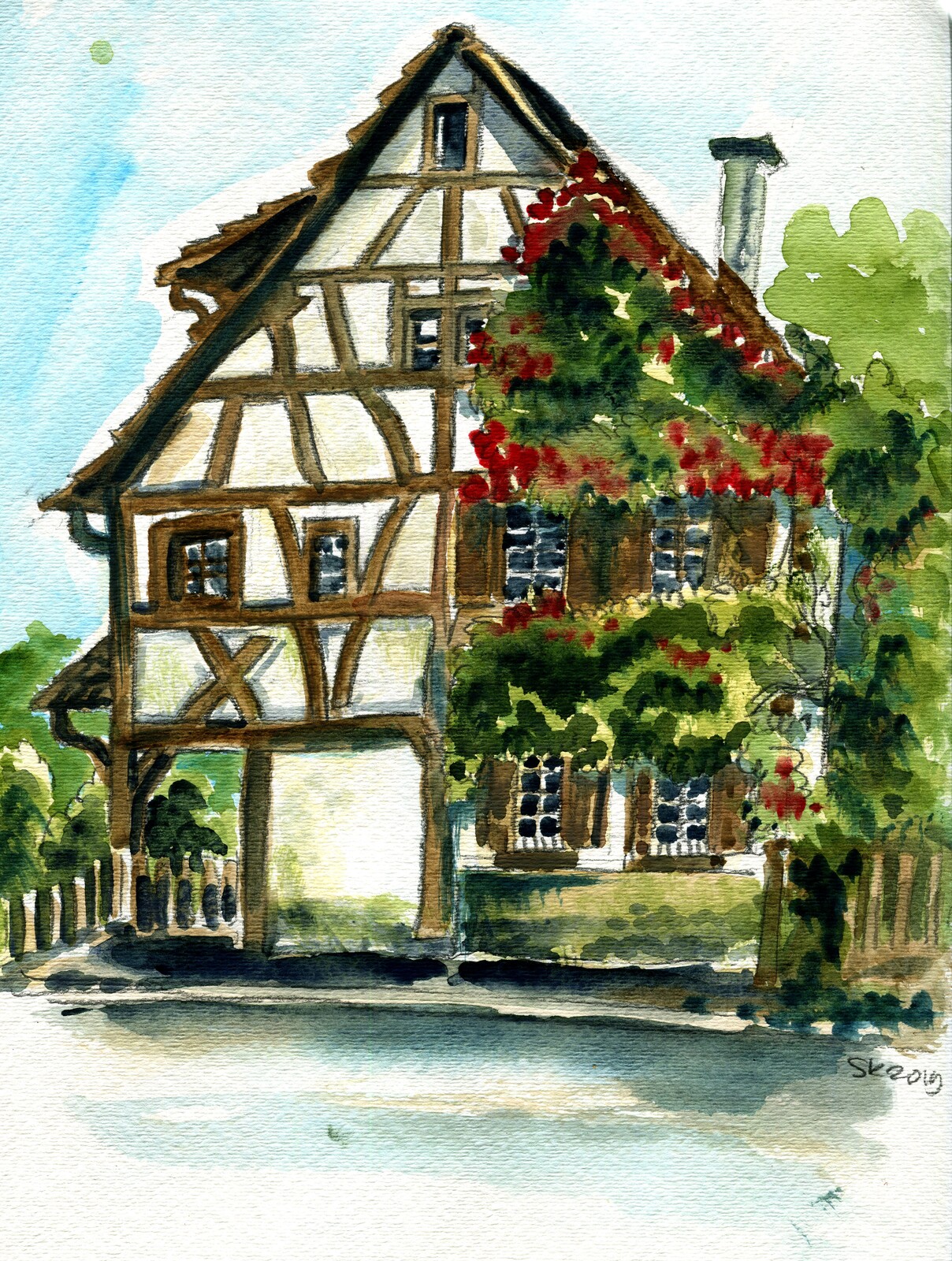 A house in Wollbach.