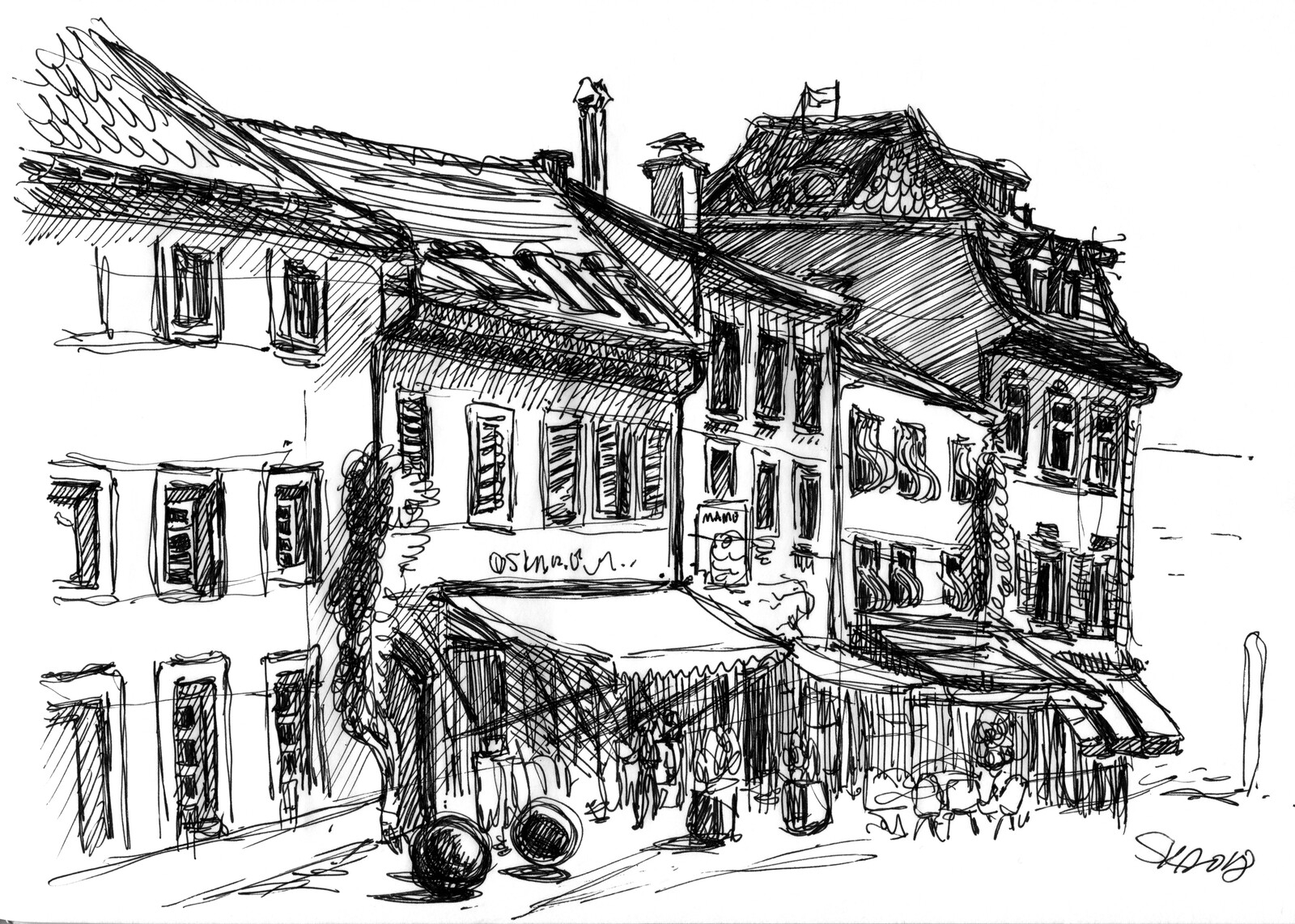 Emmendingen, a town near Freiburg.