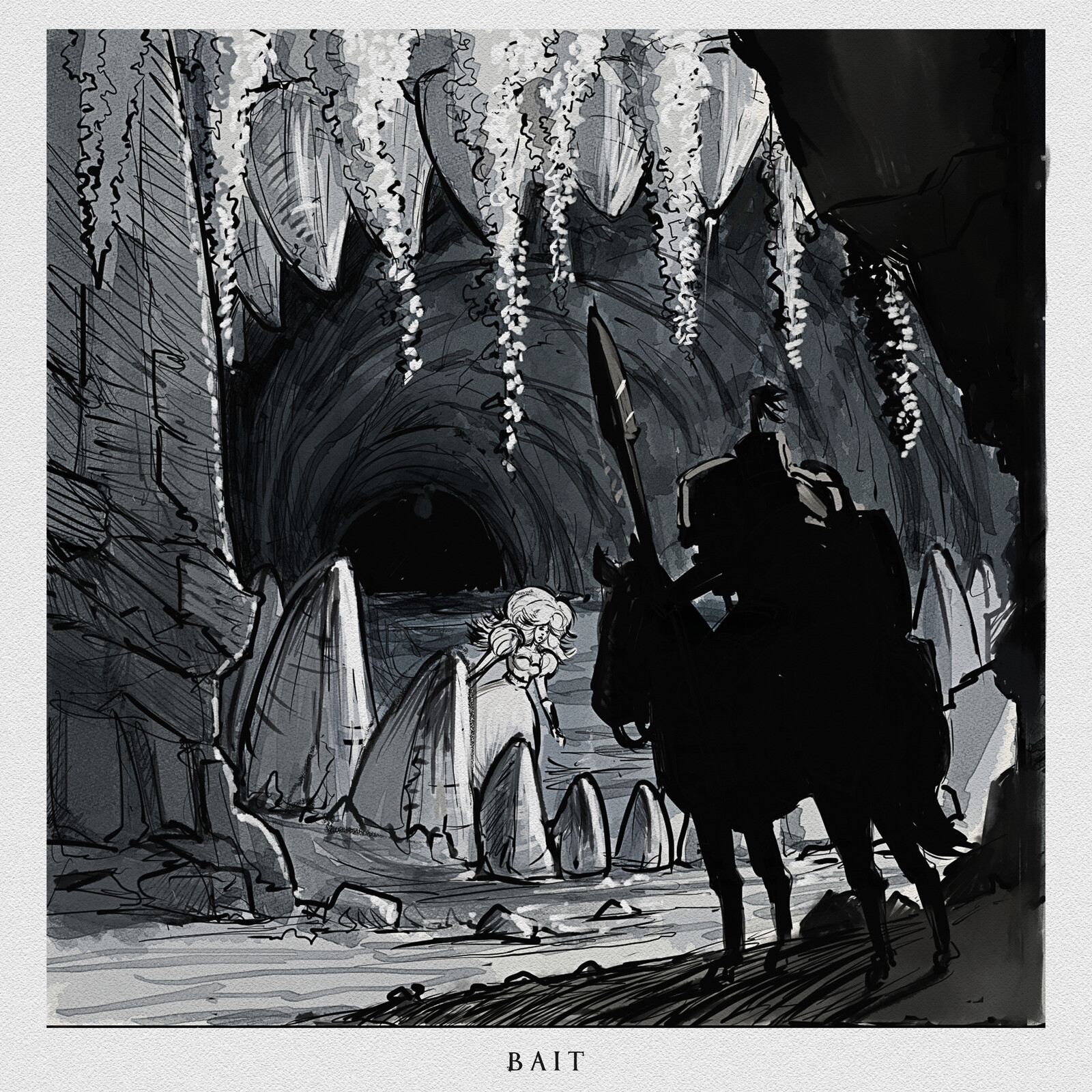 INKTOBER 2019 03 Bait