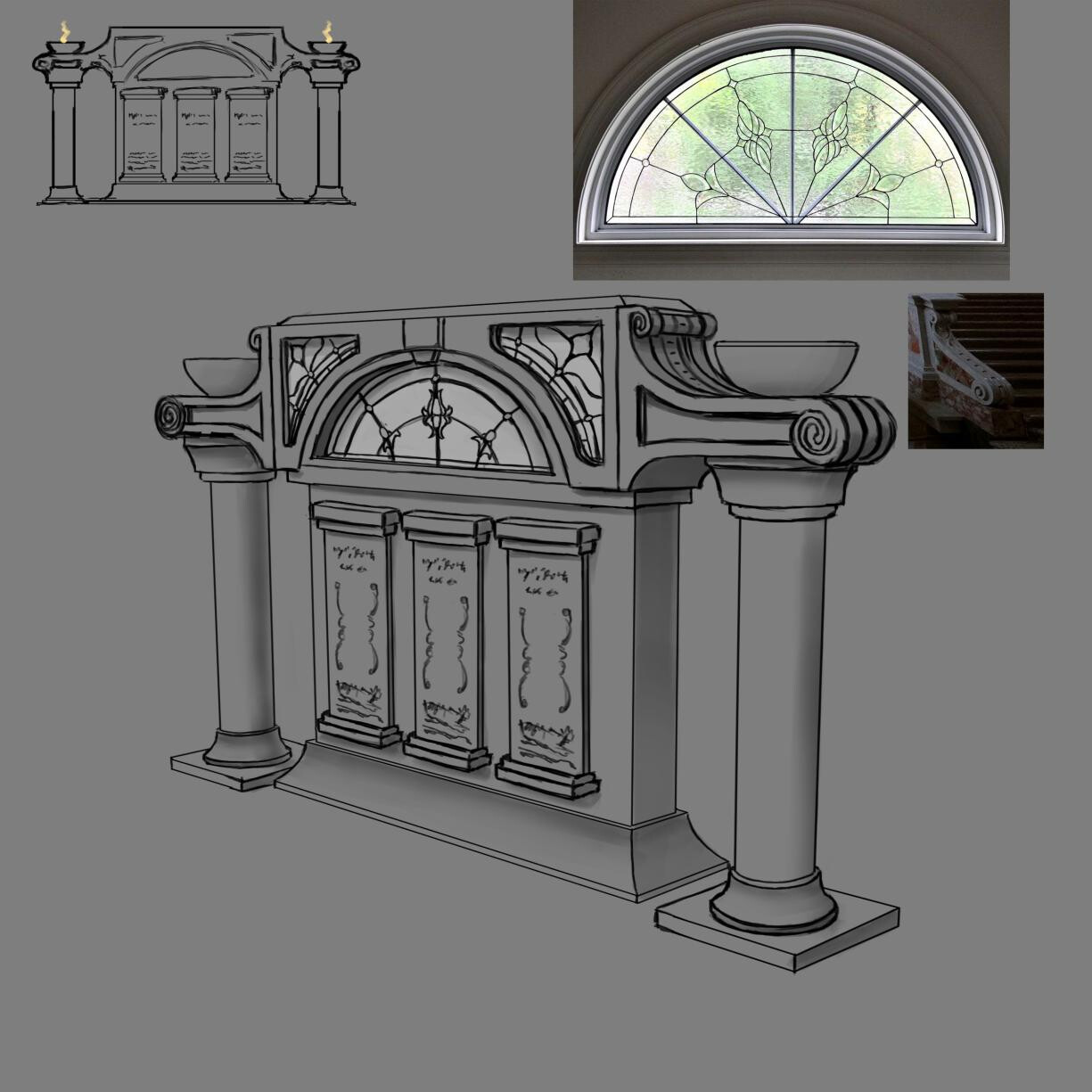Concept for the coffins, Idea pitched to Danny and Theory was that this is where all the ancient queens are entombed. 