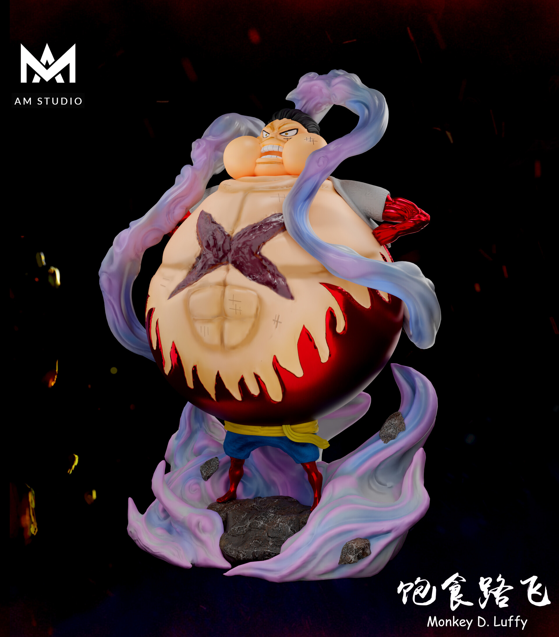 Artstation Luffy Gear 4 Tank Man Ming1au