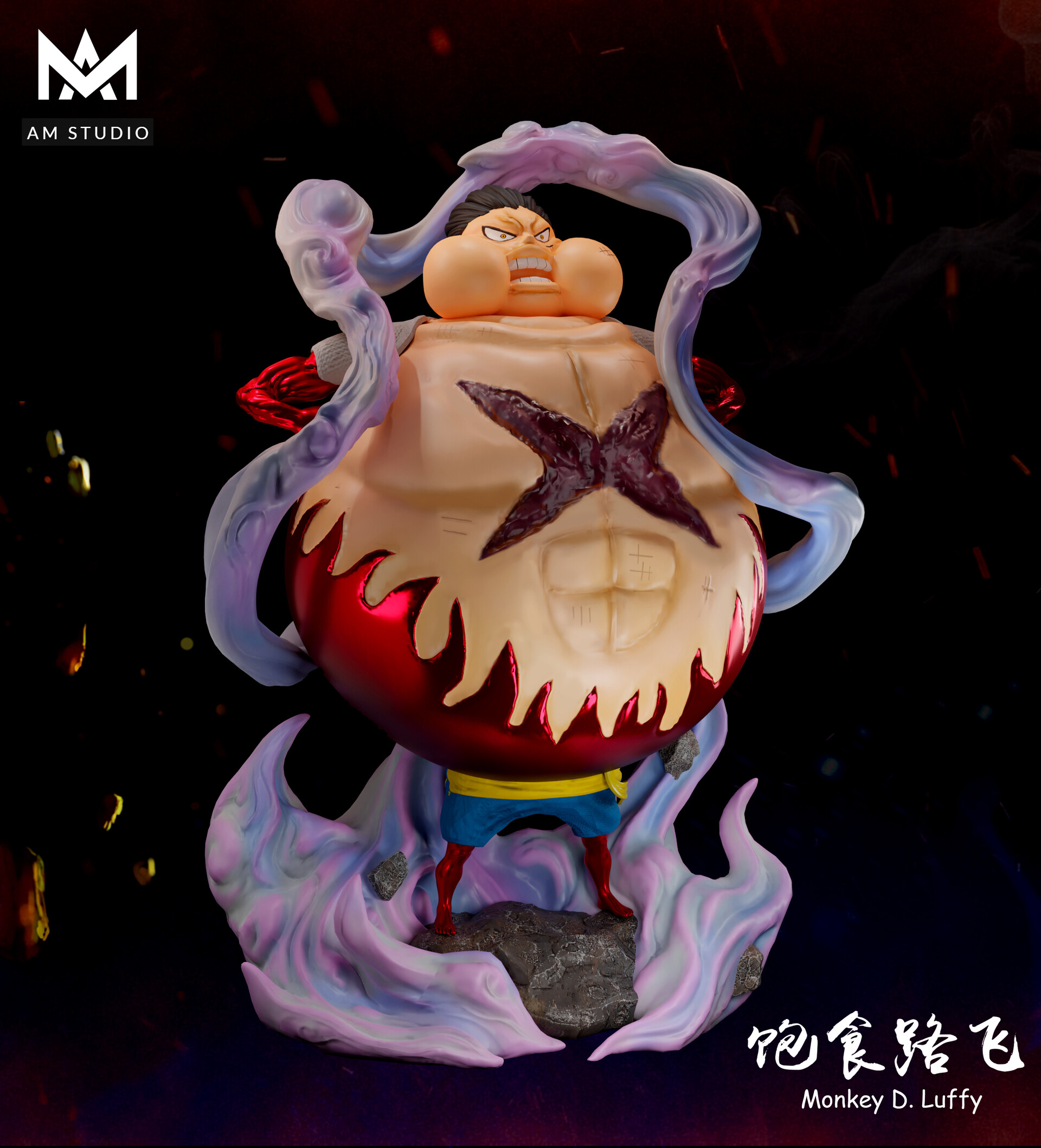 Artstation Luffy Gear 4 Tank Man