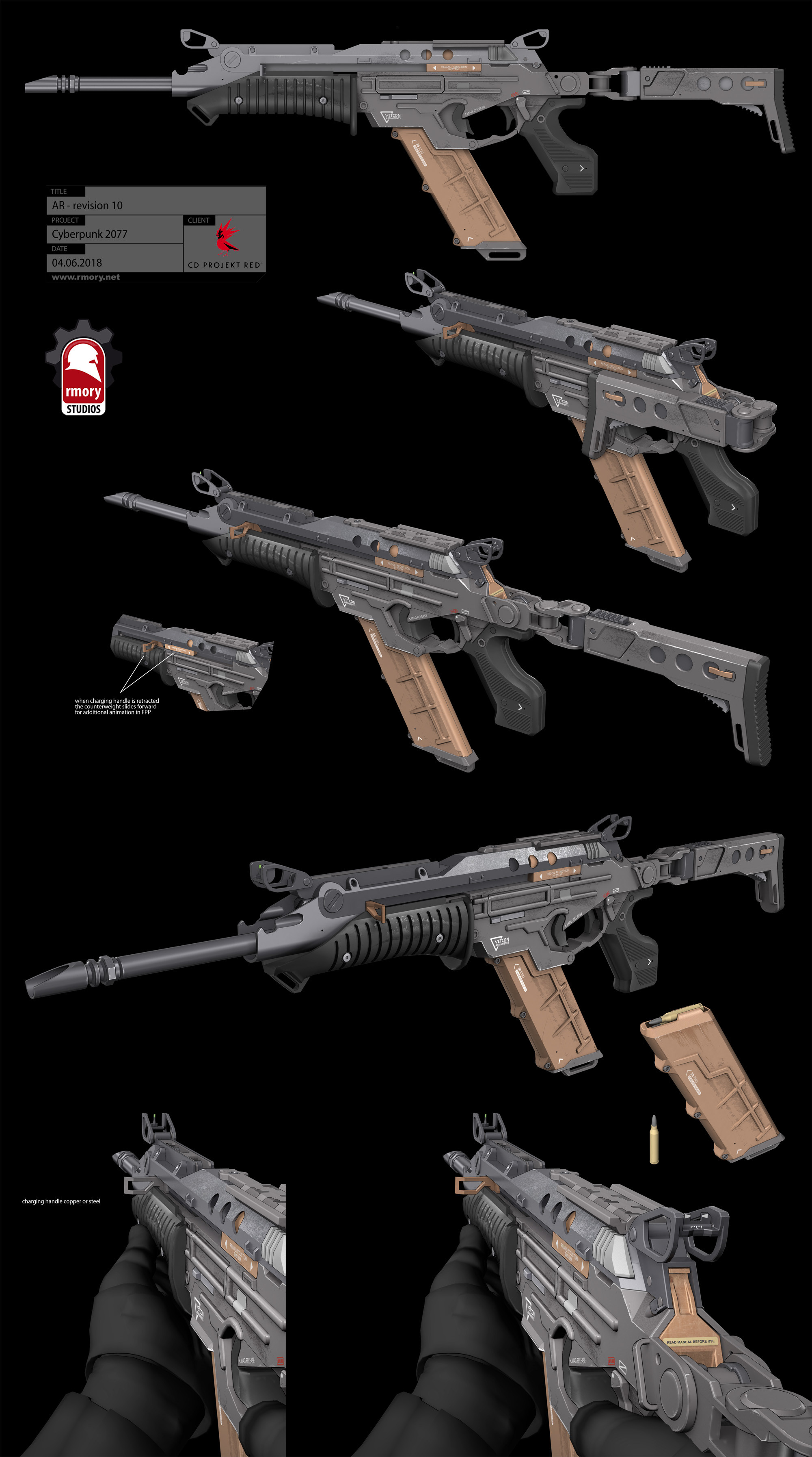 Cyberpunk2077 Assault Rifle - by rmory studios