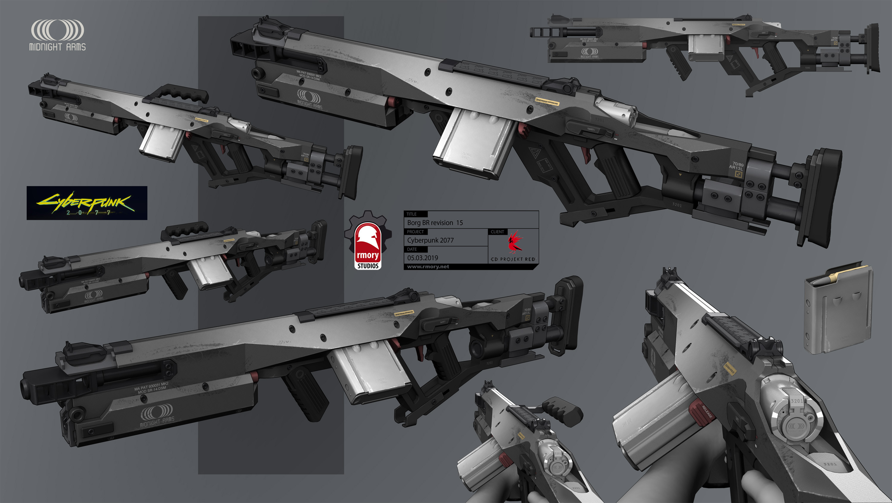 Cyberpunk 2077 Assault Rifle