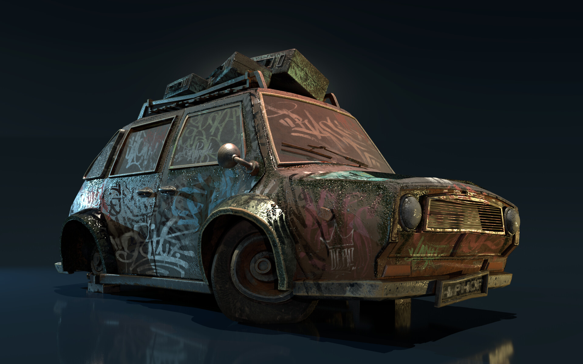 ArtStation - Rusty Car