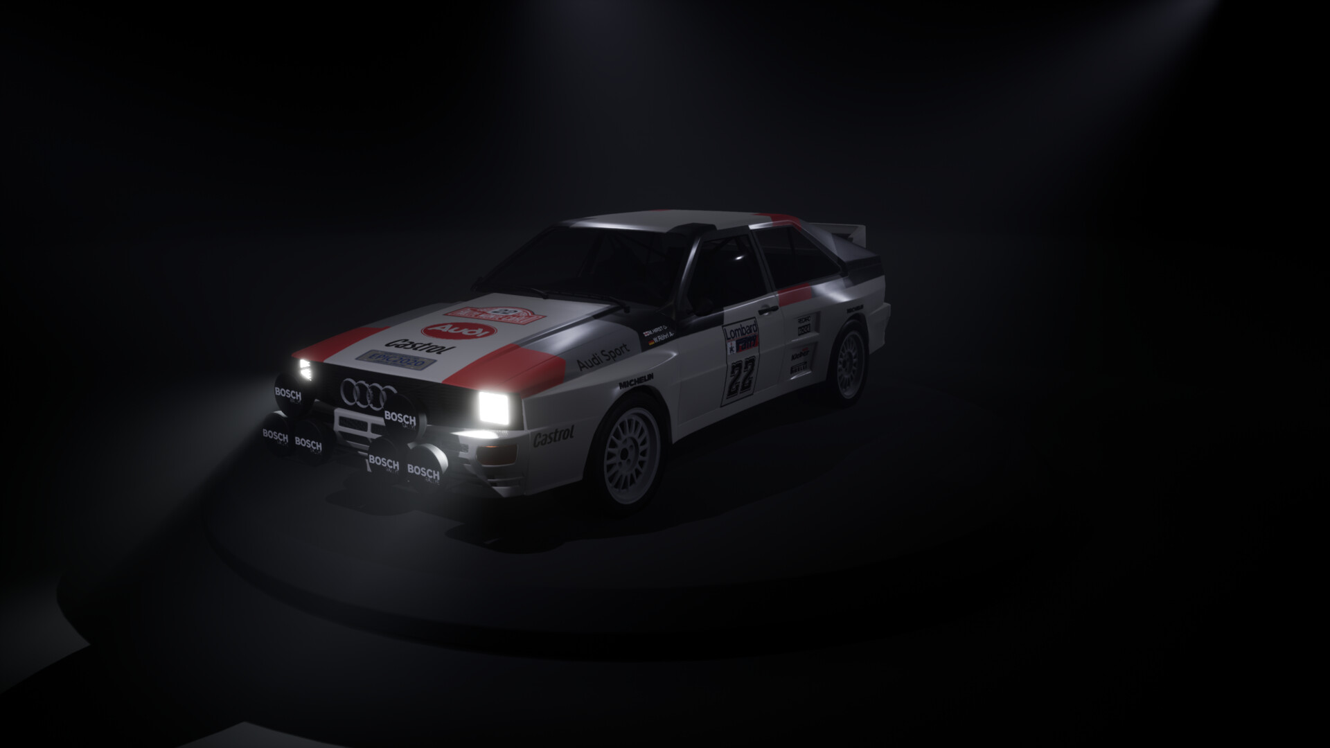 Matthew Hirst - Audi Quattro A1/A2 Rally car