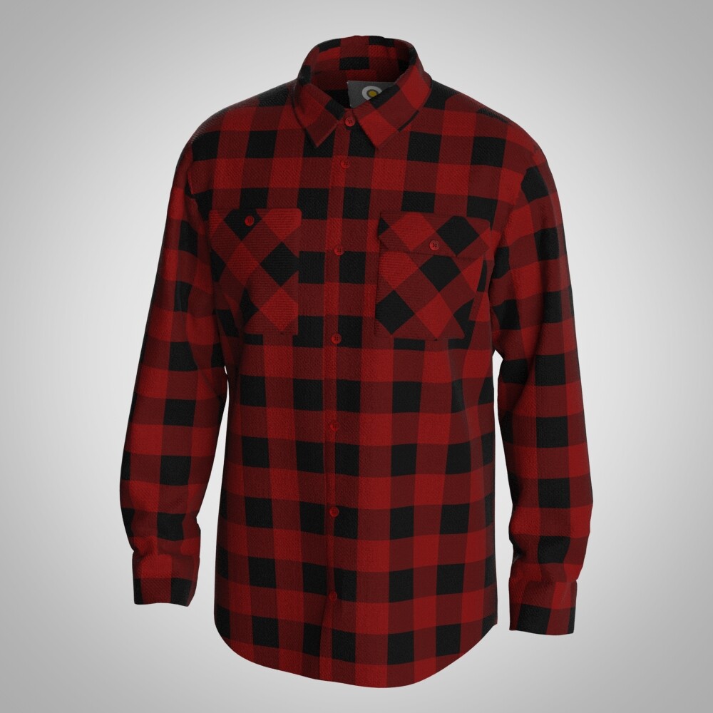 clo3d flannel clo3d flannel