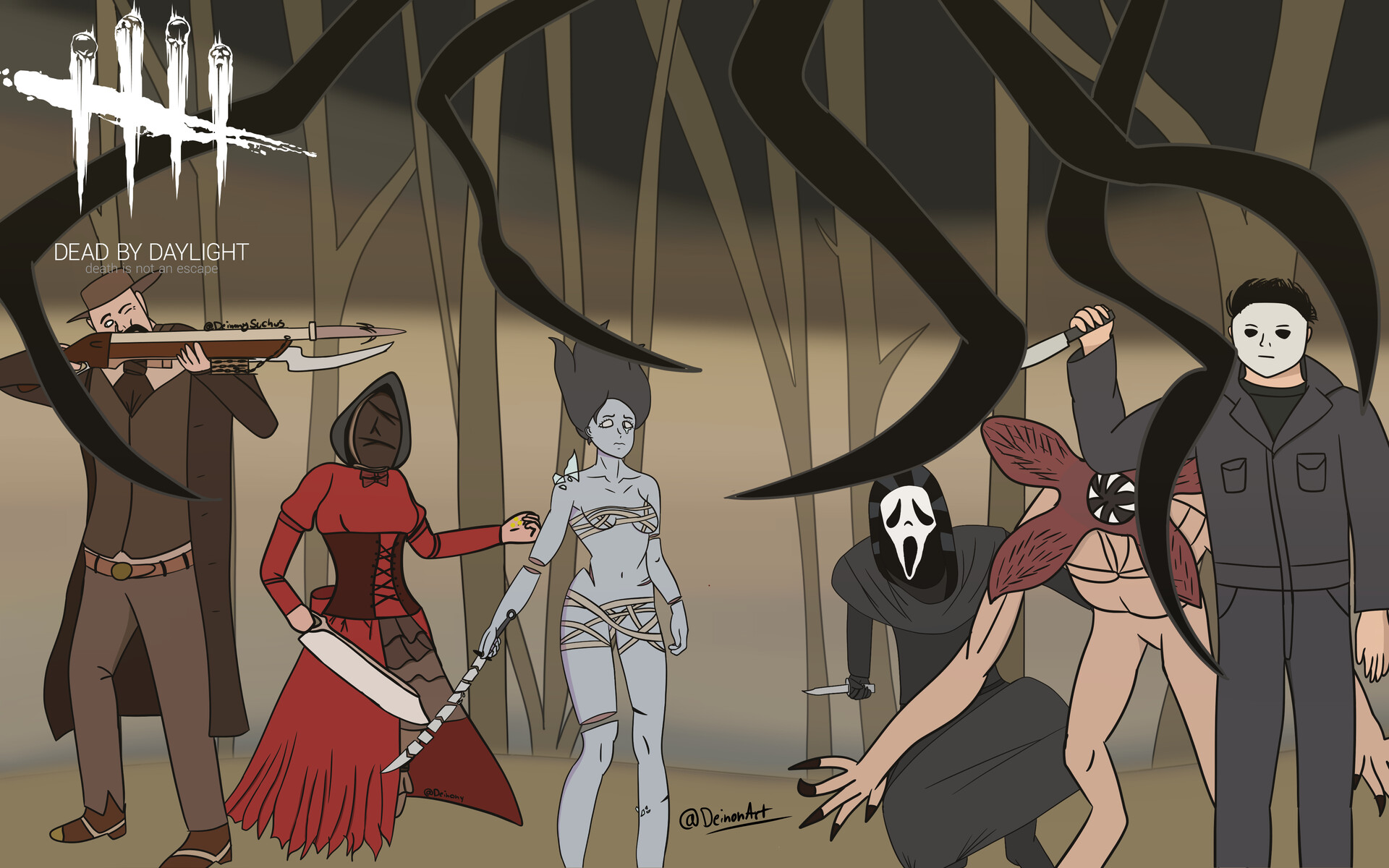 Artstation Dead By Daylight Killer Wallpaper