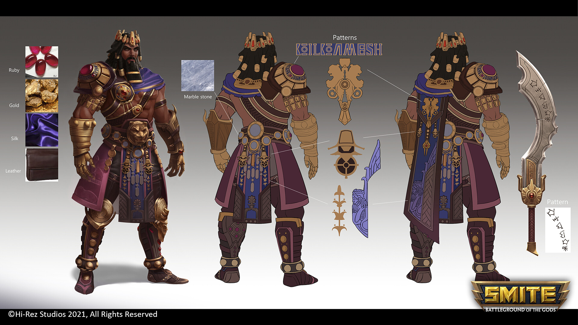 Smite Gilgamesh Concept Art Artstation Smite Dawn Of Babylon Tiamat Cinematic Glow Production tiamat cinematic glow production