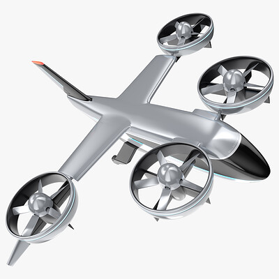 Bell Nexus 4EX Flying Car - 3D Model