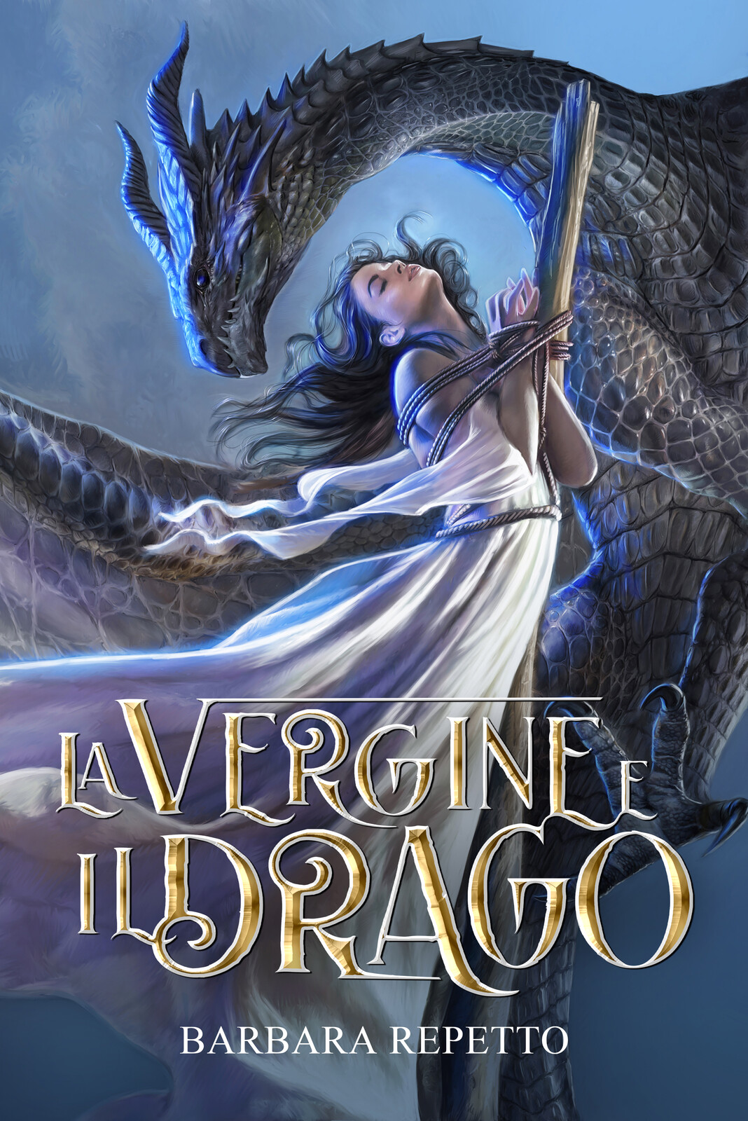 cover book front completed la vergine e il drago