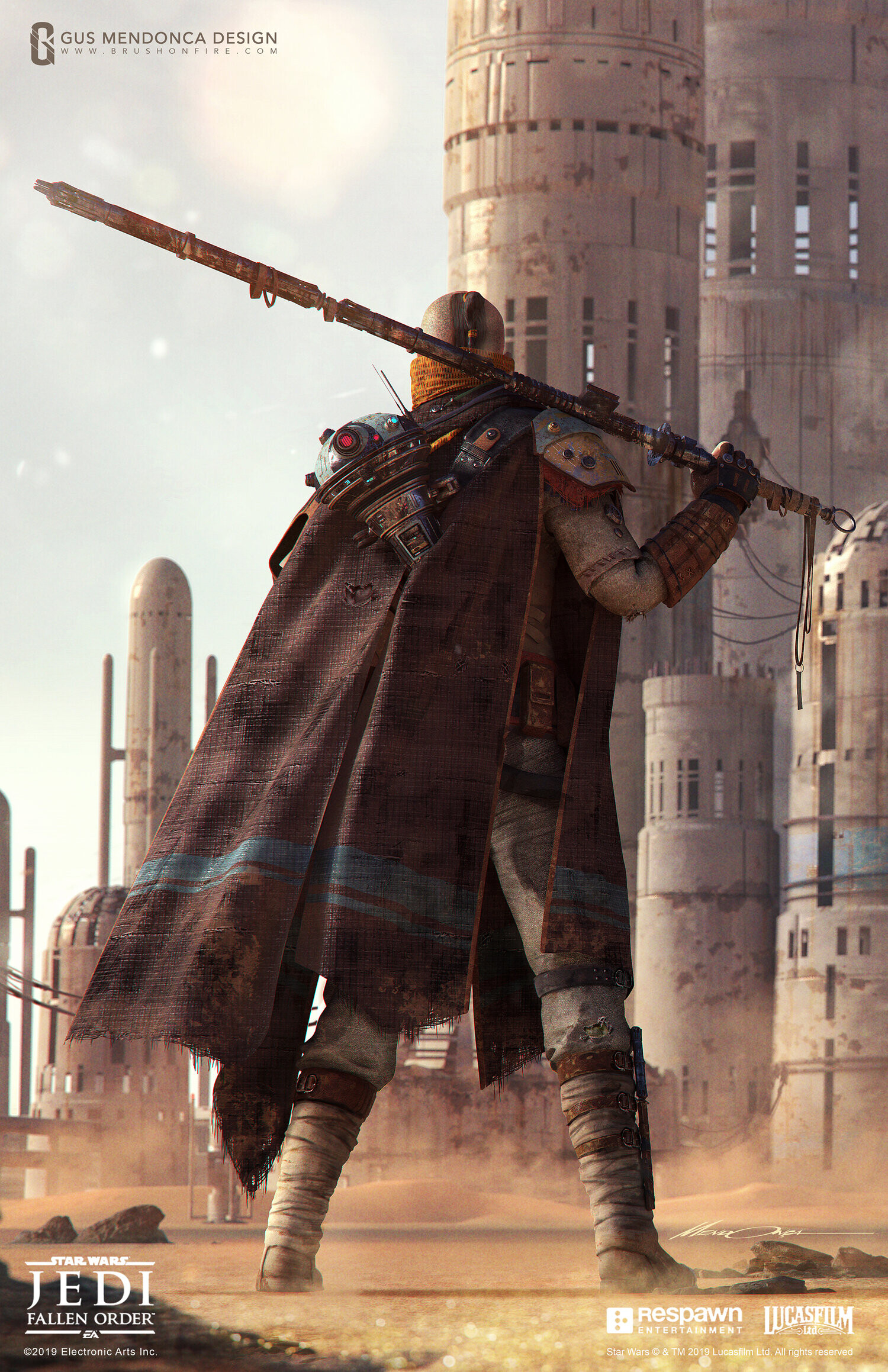 GUS MENDONCA - Cal Kestis Star Wars Jedi Fallen Order