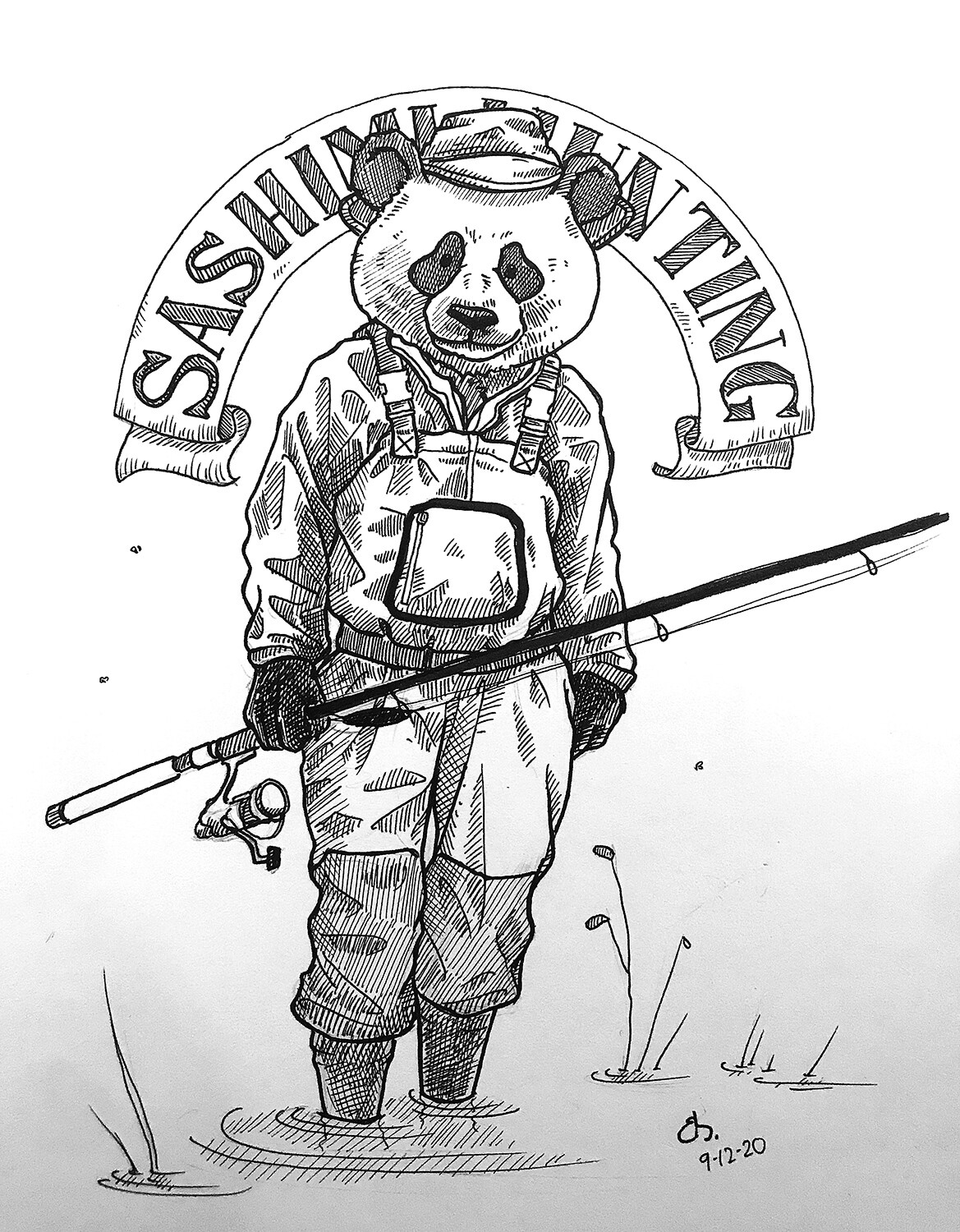 Panda character