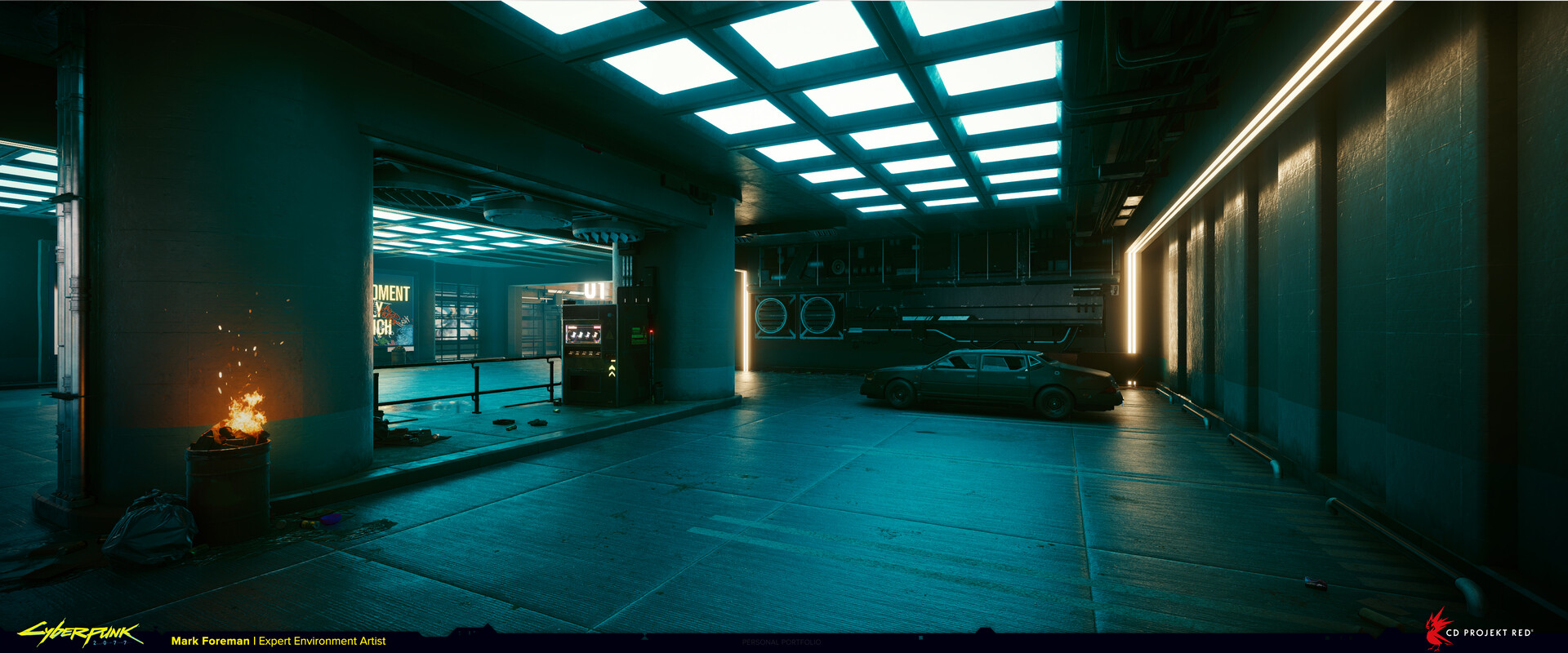 Mark Foreman Megabuilding 10 Parking Garage Cyberpunk 2077