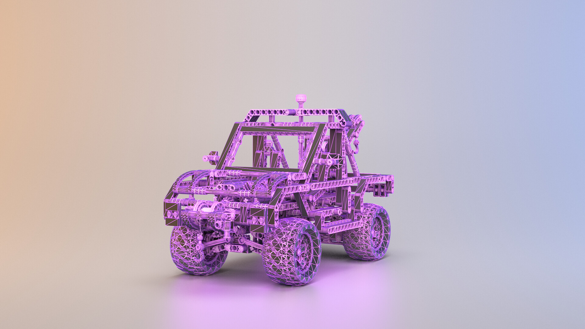 Lego Technic Purple Lego Truck ArtStation LEGO Technic Off Road - Main Image